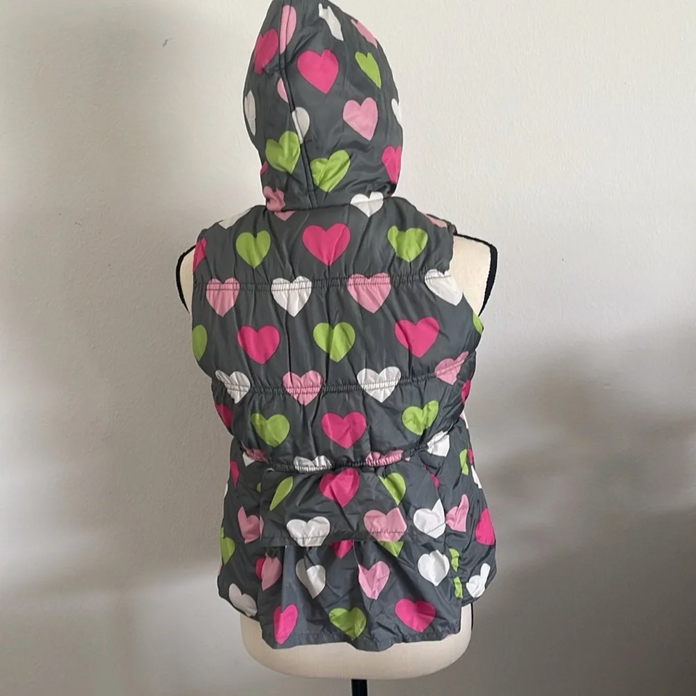 Gymboree Puffer Fall Vest with hood Sz L (Girls)